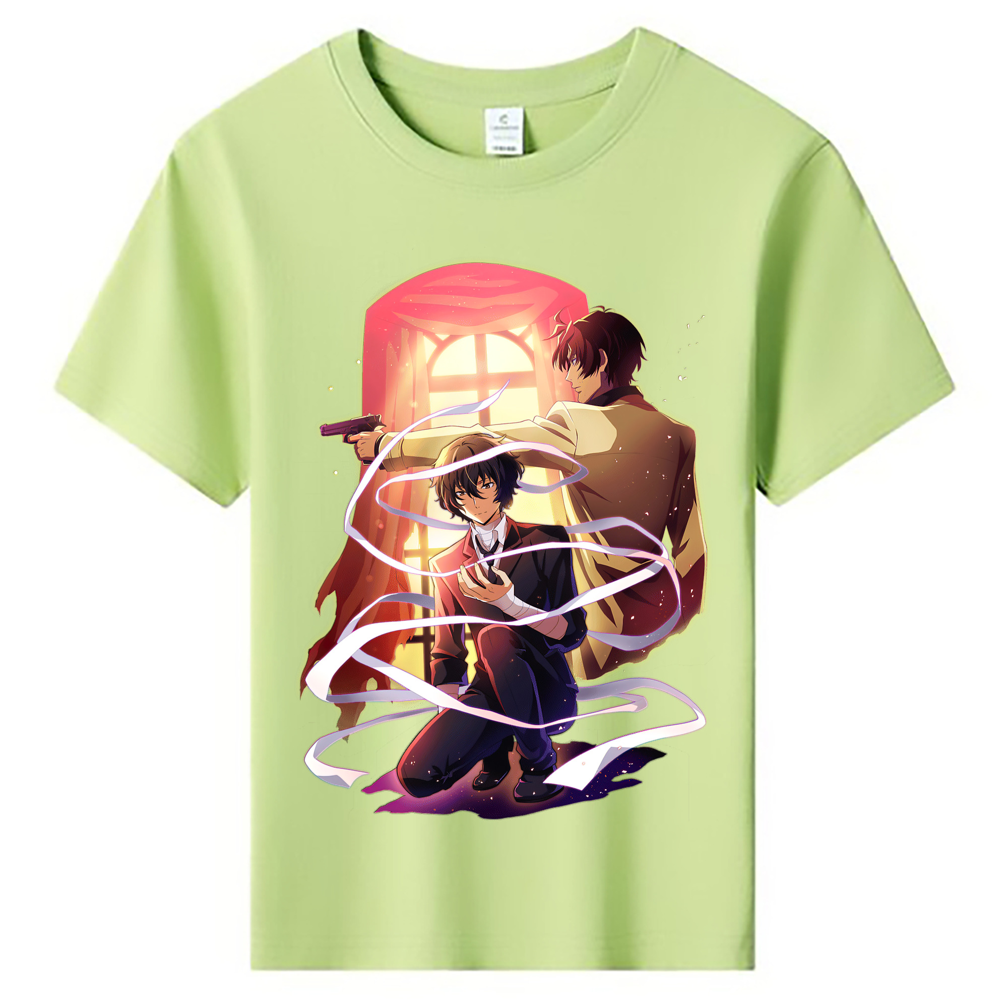 （画像用） 文豪ストレイドッグス Bungo Stray Dogs 綿100％キッズTシャツ（フロントプリント）